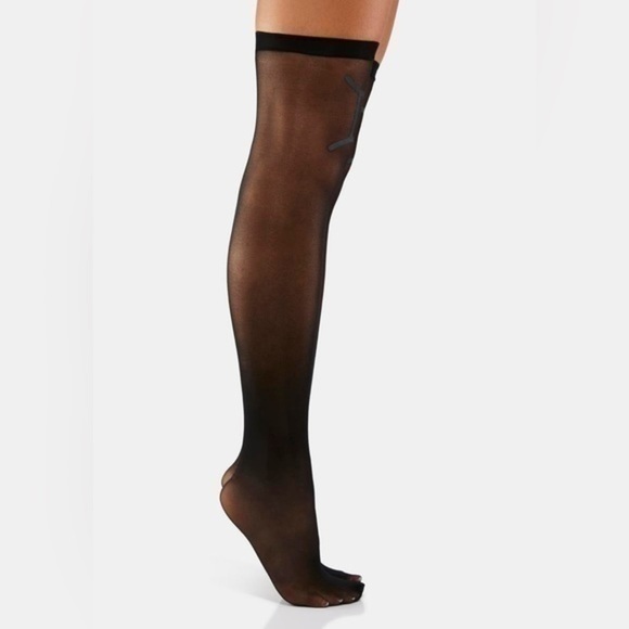 Dolls Kill Twin telepathy thigh high socks - Picture 3 of 6